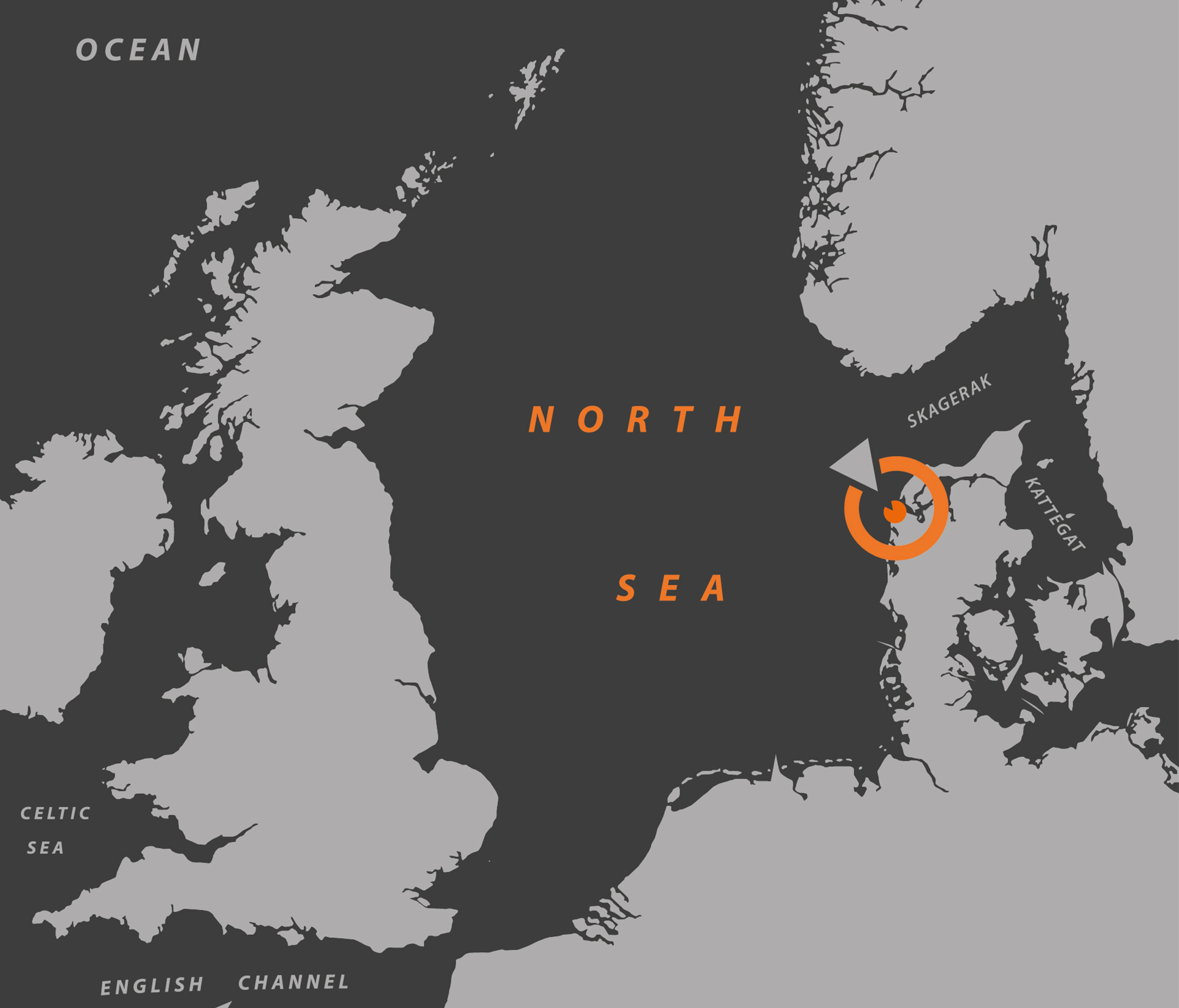 Northsea Kort Orange Gråt Cropped Web